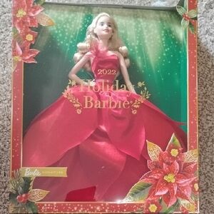 Barbie Signature 2022 Holiday Doll in Vibrant Red